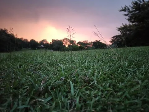 Sunset, also known as sundown. Stock-Fotos
