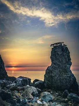 Sunset in Amasra, Bartın, Turkey Stock Photos