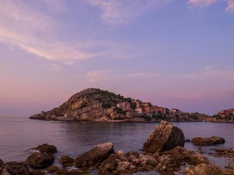 Sunset in Amasra, Bartın, Turkey Stock Photos