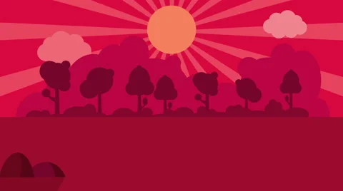 Sunset ambient Background seamless loop. autumn background. Stock Footage 65020355