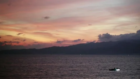 Sunset in Ambon Bay 動画素材 230632679