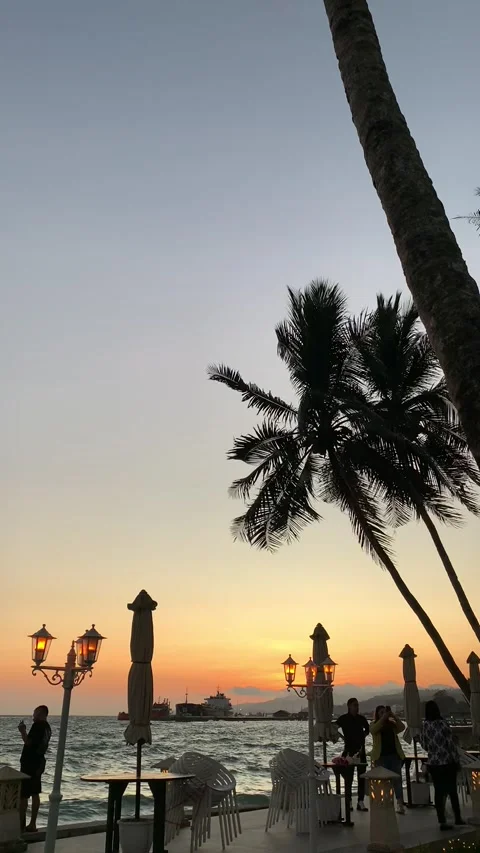 Sunset at Ambon Bay 스톡 동영상 232286846