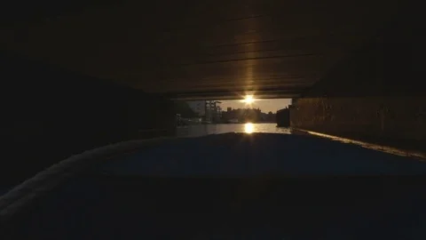 Sunset on the amster canals simmer time Stock Footage 83631563