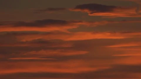 Sunset and amber sky Stock Footage 145023332