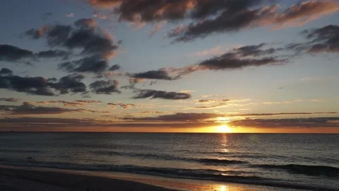 Sunset and clouds . Stock Footage 143813207