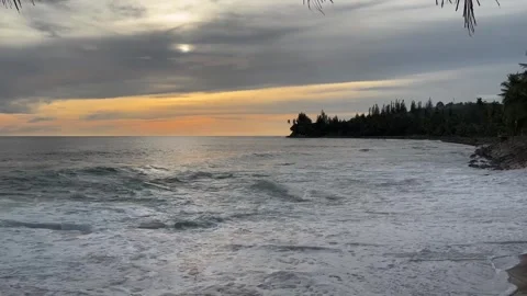 Sunset and clouds Stock Footage 245778602