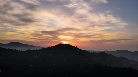 Sunset and Clouds Stock Footage 331641544