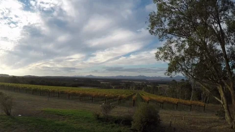 Sunset and clouds timelapse Stock Footage 89596370