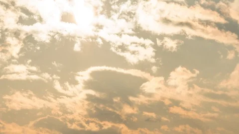 Sunset and intricate clouds 스톡 동영상 100138268