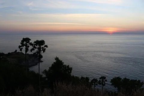 Sunset and nature Stock Photos
