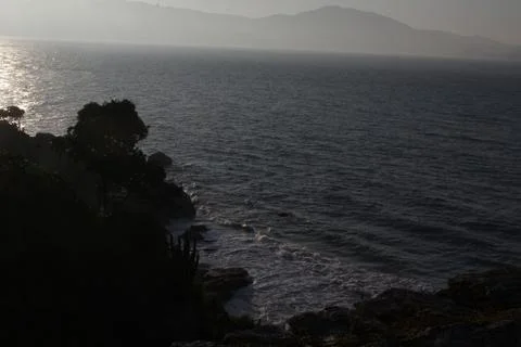 Sunset and the Ocean 3 Stock Photos