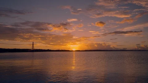 Sunset and ocean. Stock Footage 100845293