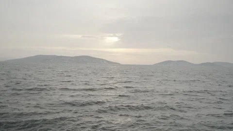 The sunset and princess islands Stock Footage 254081716