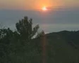 Sunset and quiet hillside SD Footage