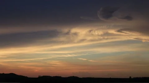 Sunset and resources water Stock Footage 55785567