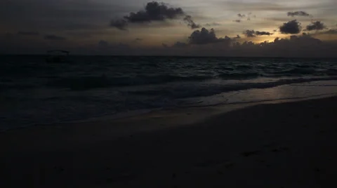 Sunset and Sea Clouds Stock-Footage 36563755