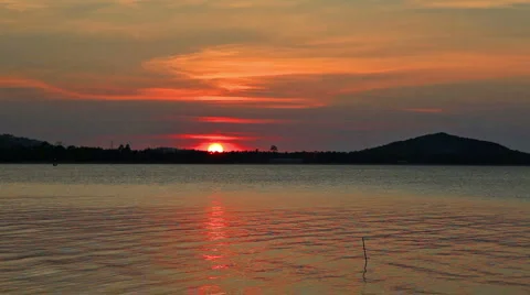 Sunset and sea Video stock 4678313