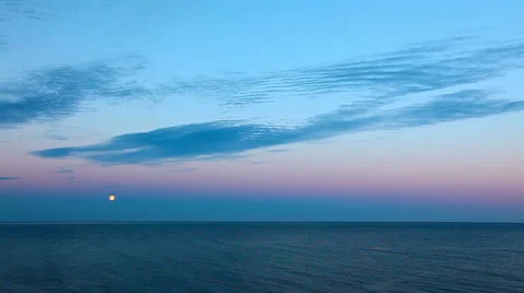 Sunset and sea Stock Footage 30444135