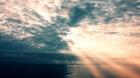 Sunset and sea Stock Footage 120778325