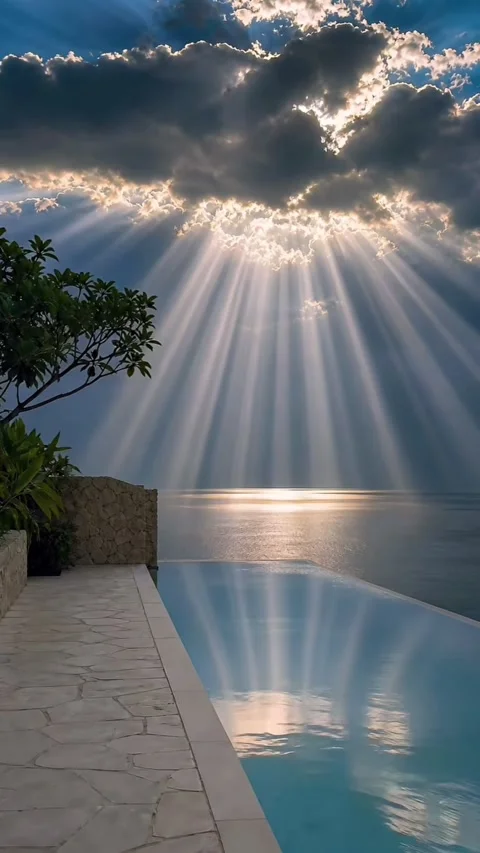 Sunset and sea 库存影片 335321888