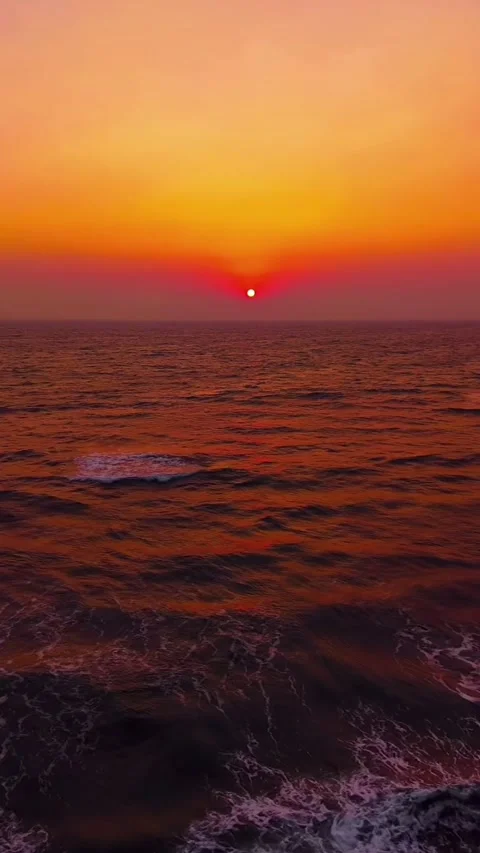 Sunset and sea 库存影片 335321955