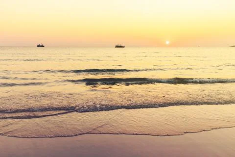 Sunset and sea Stock Photos