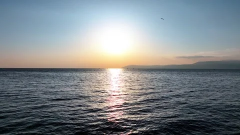 Sunset and seascape Stock Footage 294110824