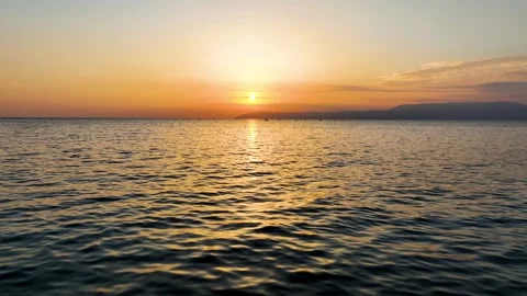 Sunset and seascape Stock Footage 294112311