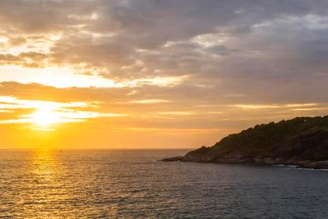 Sunset and seascape Stock Photos
