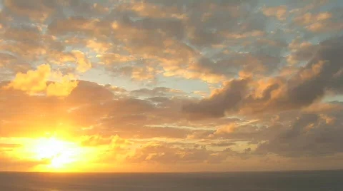 Sunset in Anguilla Stock Footage 791276