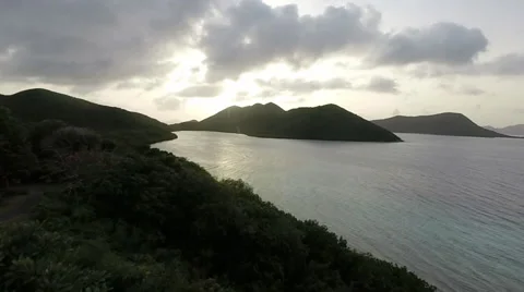 Sunset of Antigua Video stock 49637713