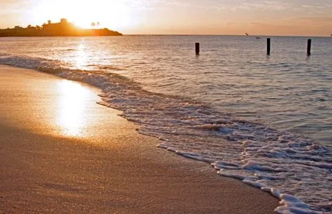 Sunset in Antigua Stock Photos