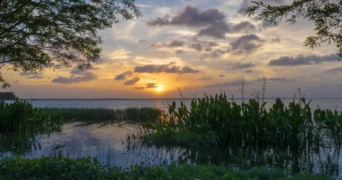 Sunset at the Apopka Stock-Footage 93143228