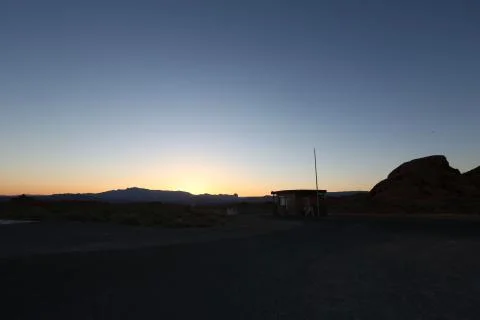 Sunset in Arizona Stock Photos