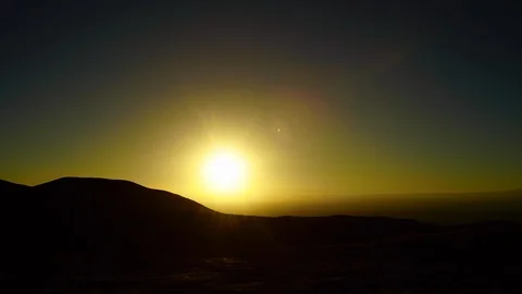 Sunset from the Atacama desert Stock Footage 88327299