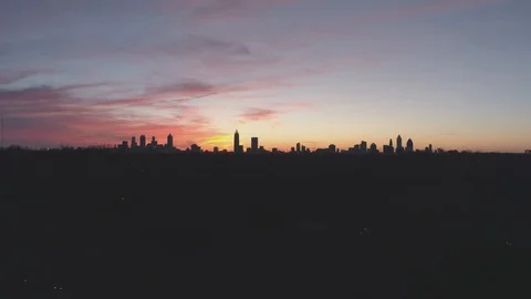 Sunset ATL 3 Video stock 86087865