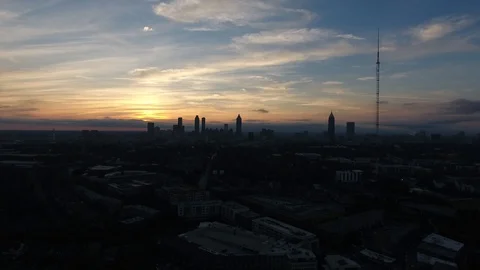 Sunset in Atlanta, Georgia Video stock 103291267