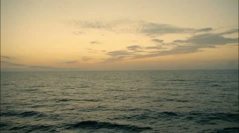 Sunset Atlantic Ocean Video stock 12758858