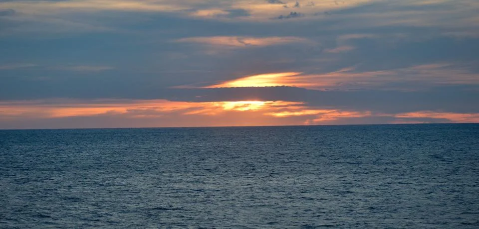 Sunset in the Atlantic Stock Photos