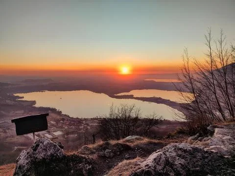 Sunset atmosphere Stock Photos