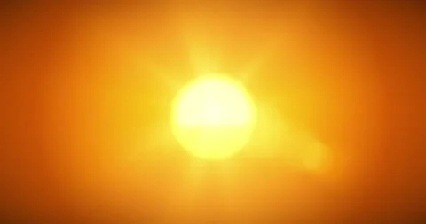 Sunset with atmospheric distortion Video stock 234066244