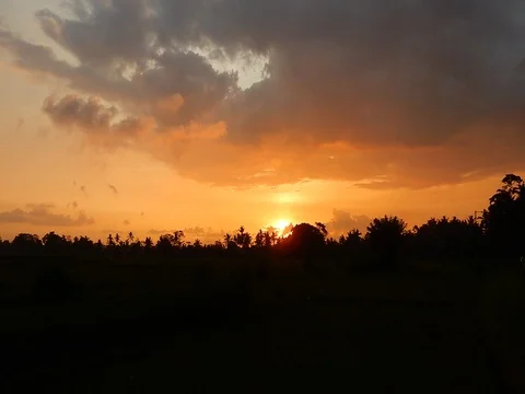 Sunset in Australia Stock Footage