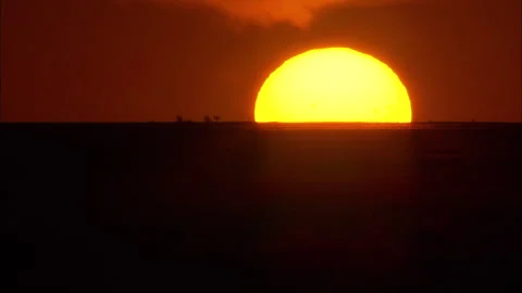Sunset in Australia's Outback Stock Footage 132367529