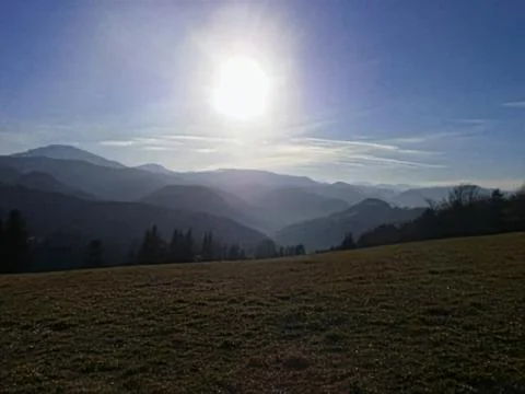 Sunset in Austria Stock Photos