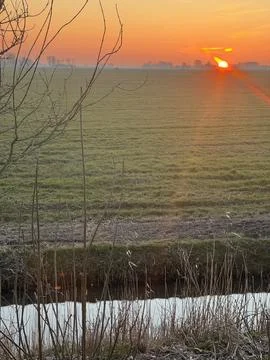 Sunset in Baard Foto stock