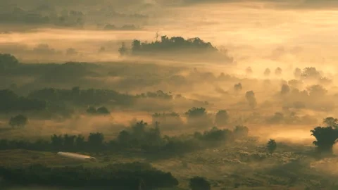 A sunset in the background 库存影片 156849416