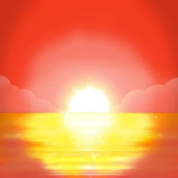 Sunset background Stock Illustration