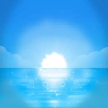 Sunset background Illustrazione stock