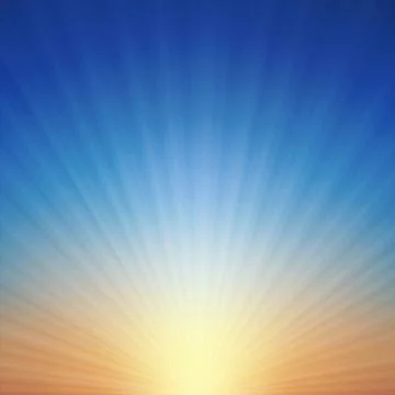Sunset Background Stock Illustration