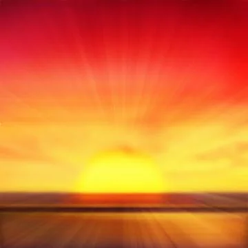 Sunset background Stock Illustration